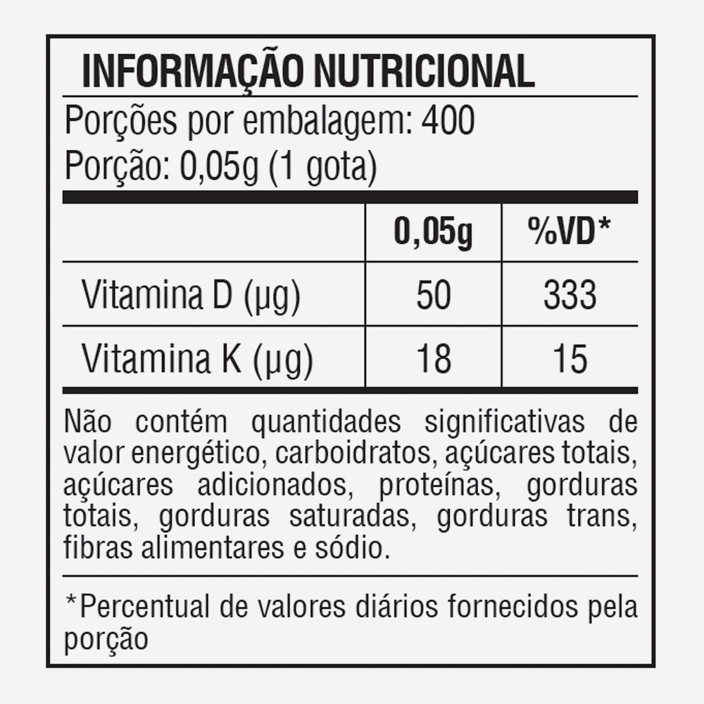 VITAMINA D3K2 - 20 ml