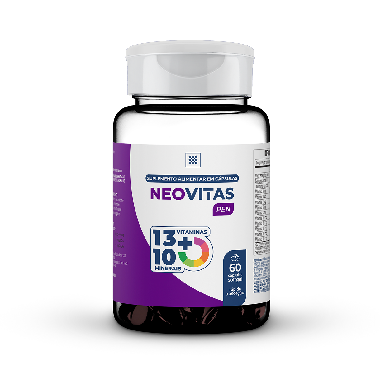 NEOVITAS PEN - Suplemento em CÁPSULAS SOFTGEL