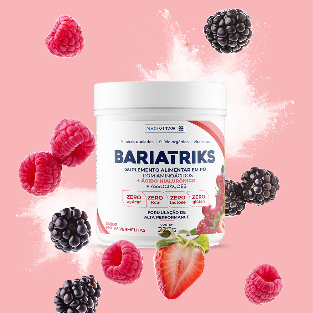 SUPLEMENTO BARIATRIKS FRUTAS VERMELHAS - 225g